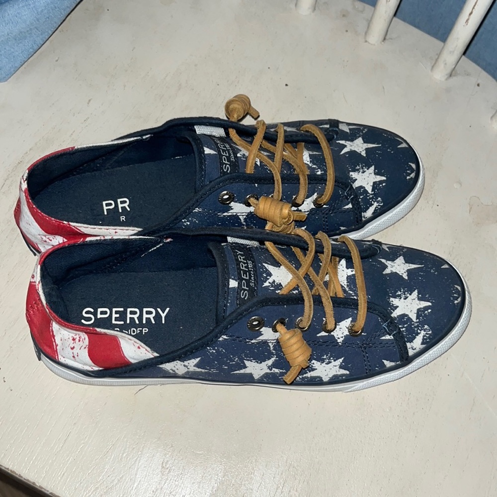 Sperry patriotic shoes